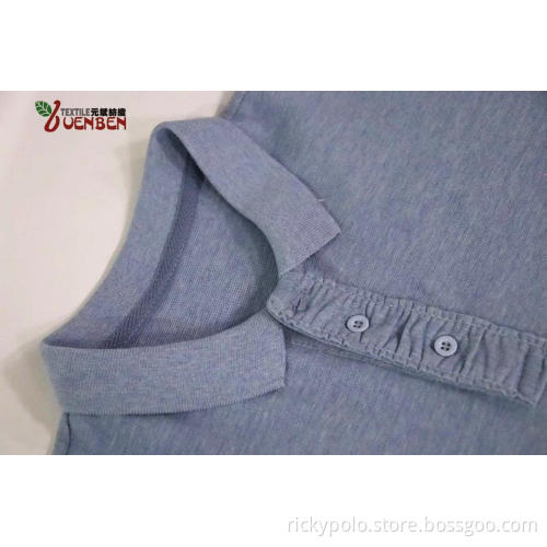 Solid Jacquard Fabric With Wrinkle Placket Men's Shirts
